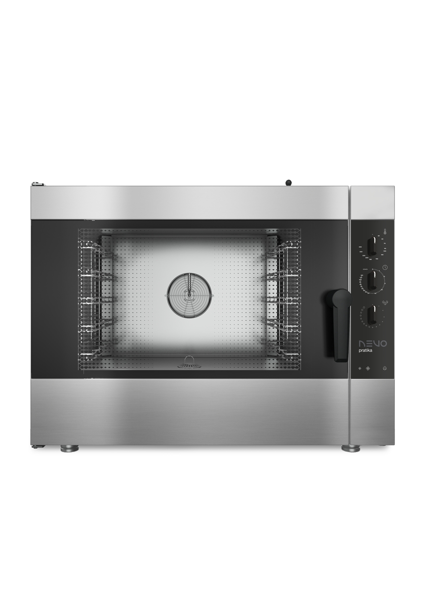 Nevo FCE051V elektromechanischer Heissluftofen 5 Bleche EN 600x400 - GN 1/1 mit Schwenktür Nevo FCE051V elektromechanischer Heissluftofen 5 Bleche EN 600x400 - GN 1/1 mit Schwenktür