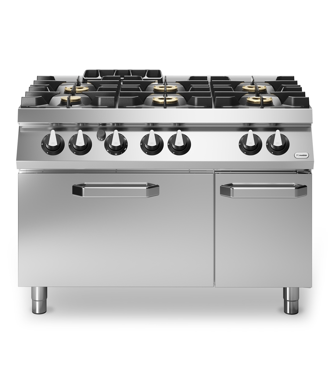 ROC 70/120 6-flammiger Gasherd 33,5 kW mit 8 kW Gasbackofen