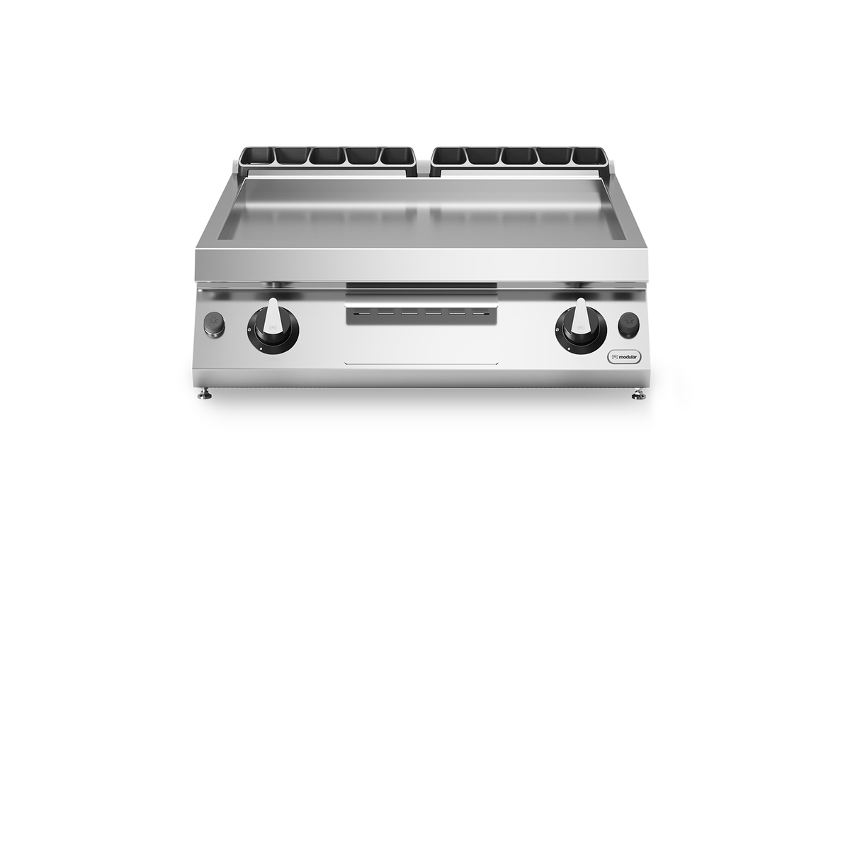 Frittierplatte Gas ROC 90/80 glatte Platte 14 kW oben