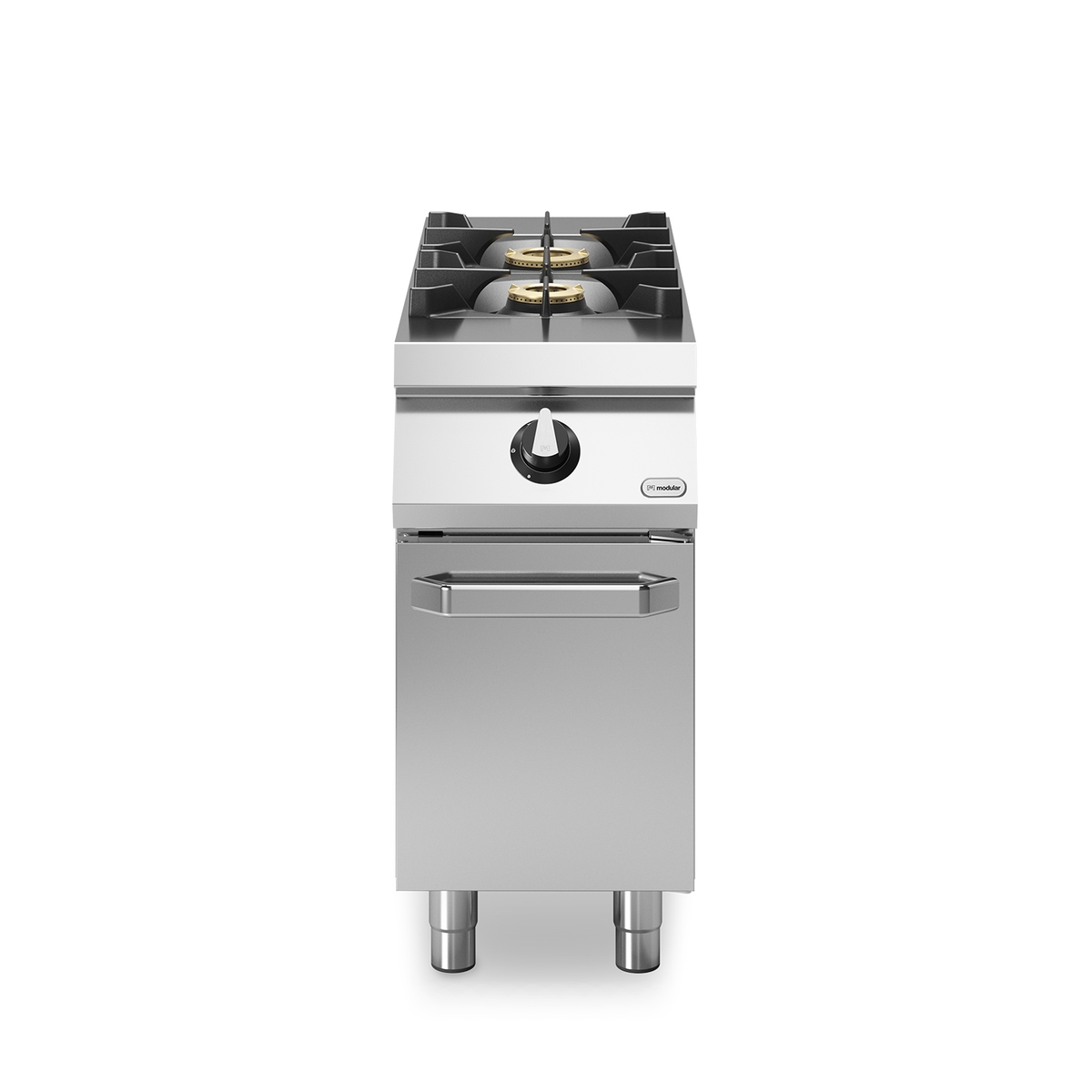 Pressed ROC 110/40 2-Flammen-Gasherdplatte 16 kW Fach mit Türen