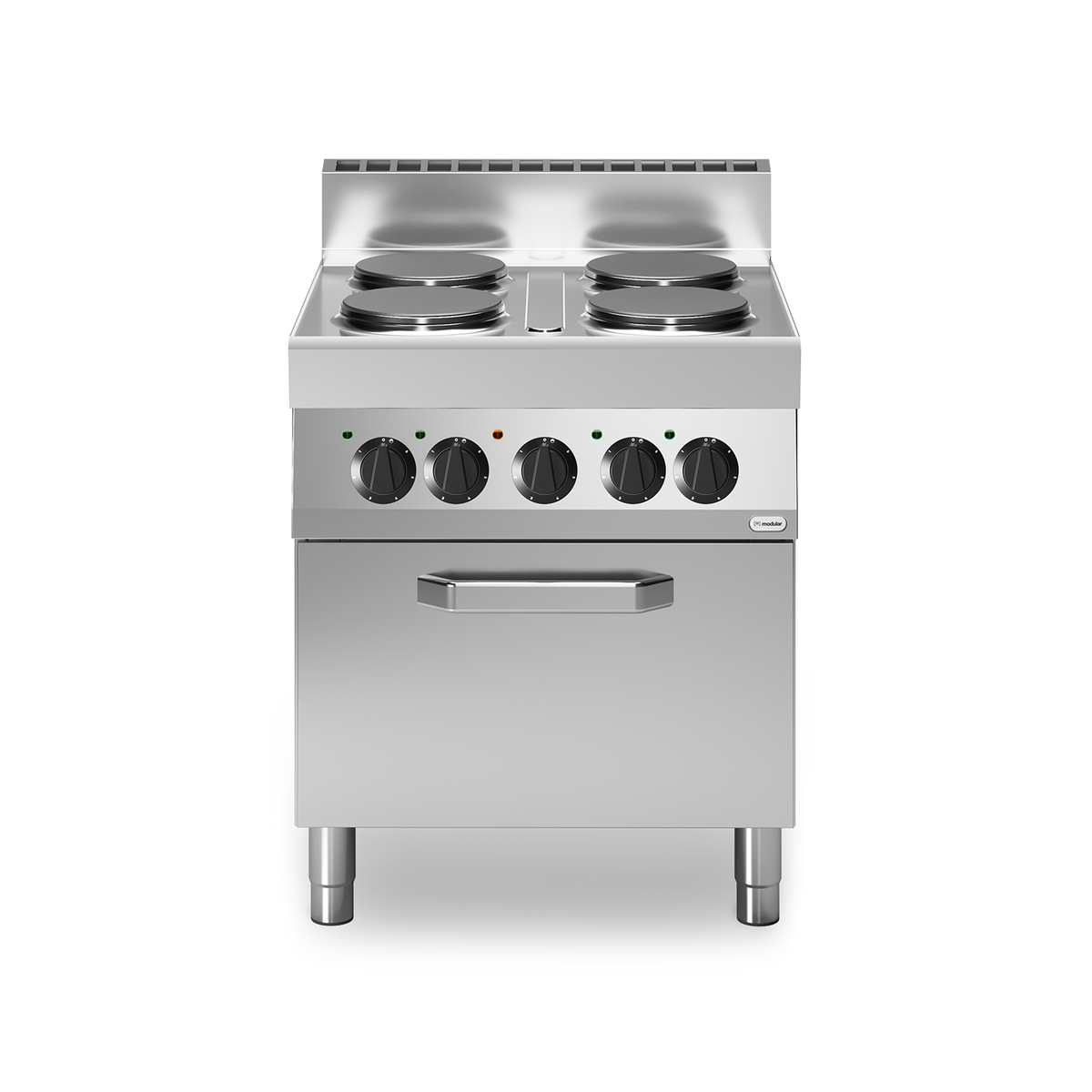 FUN 70/70 Elektroherd 4 runde Platten 10,4 kW mit Elektrobackofen 3,96 kW