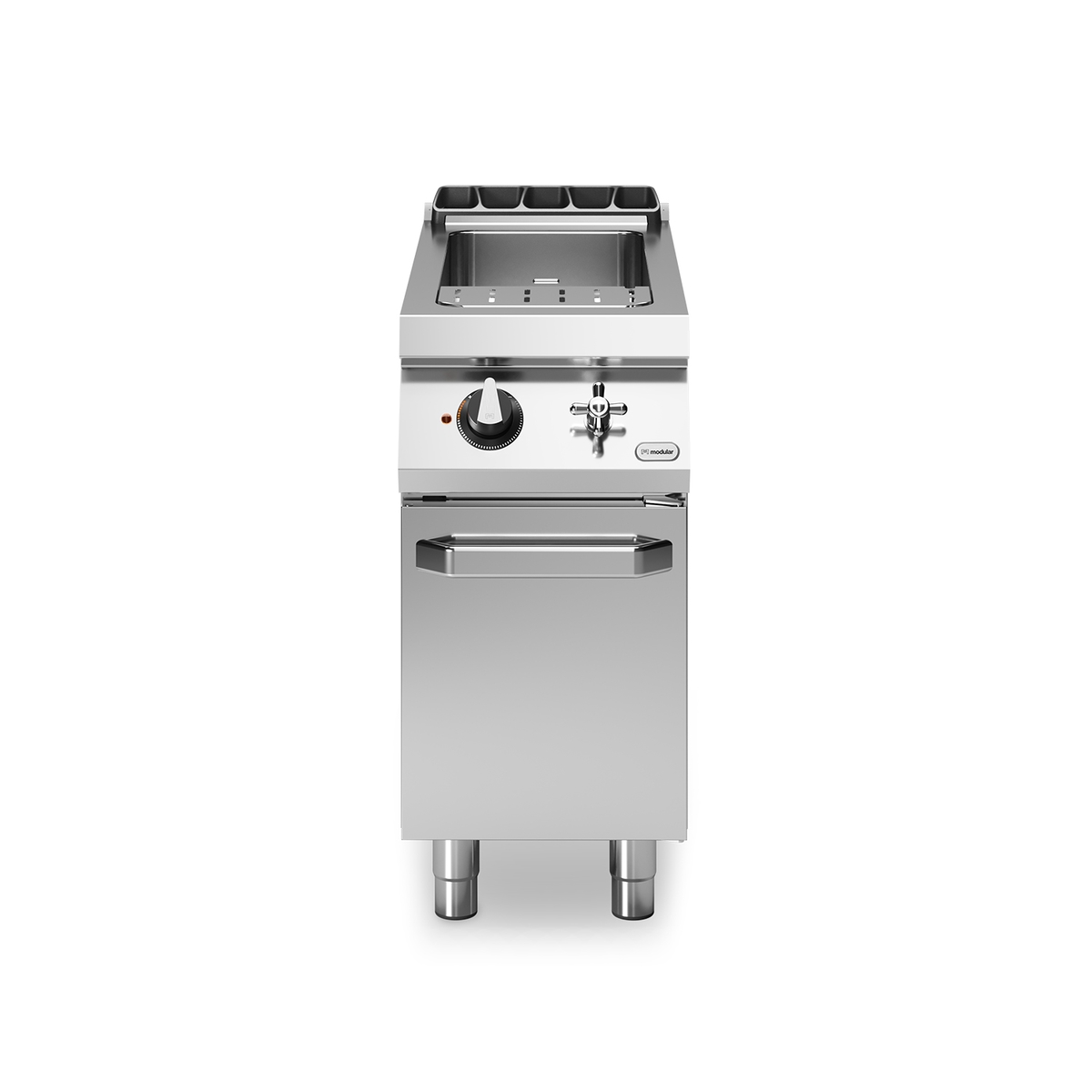 ROC 70/40 Gasherd 1 Becken 26 Liter 10,5 kW Fach mit Tür