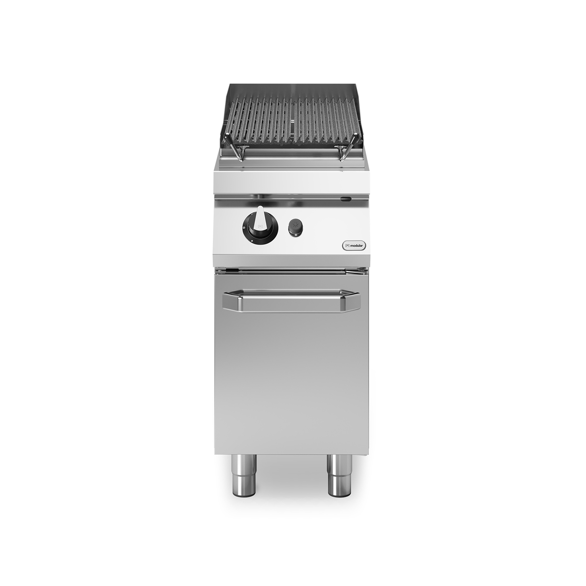 Lavastone Grill Gas ROC 70/40 1 Zone Gusseisen 7,5 kW Fach mit Tür