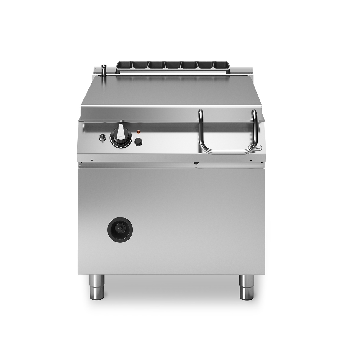 ROC 90/80 Gas-Brenner Edelstahl-Kippbehälter 80 Lt motorisiert 20 kW