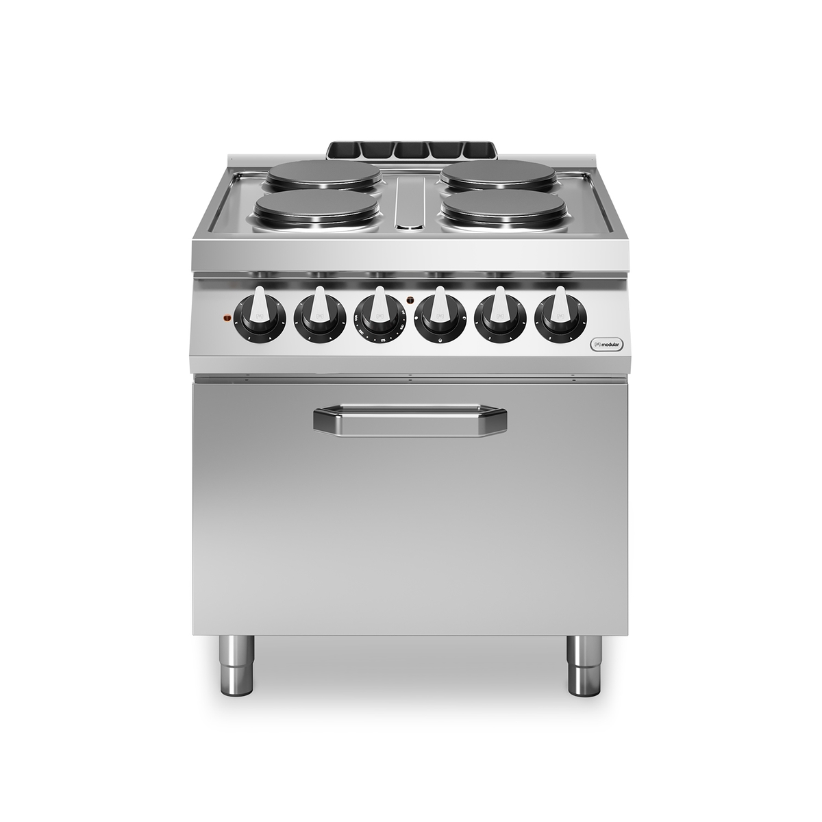 ROC 70/80 Elektroherd 4 runde Platten 10,4 kW mit 6 kW Elektrobackofen