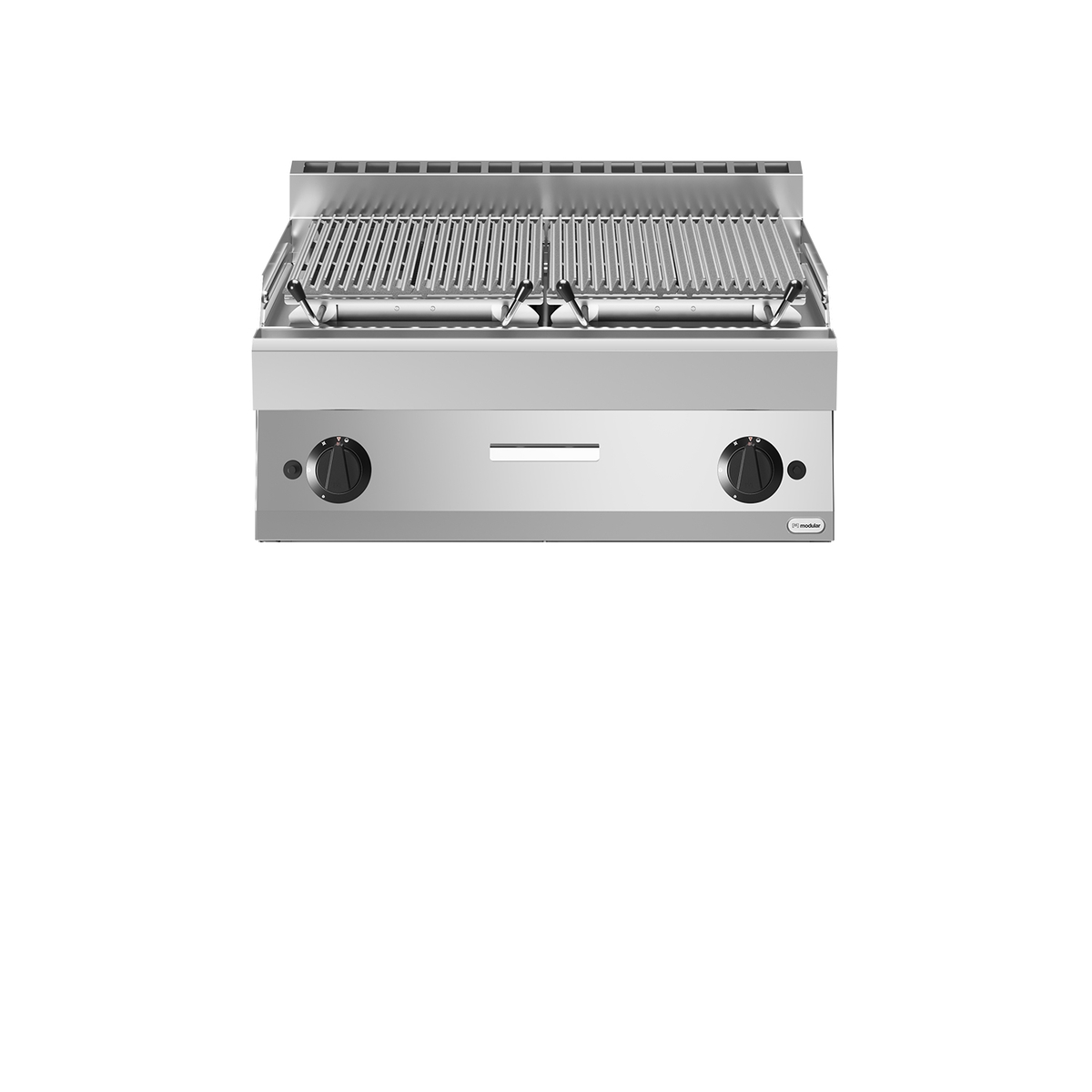 Lavastone Grill Gas FUN 70/80 2 Zonen Gusseisen 15 kW Platte