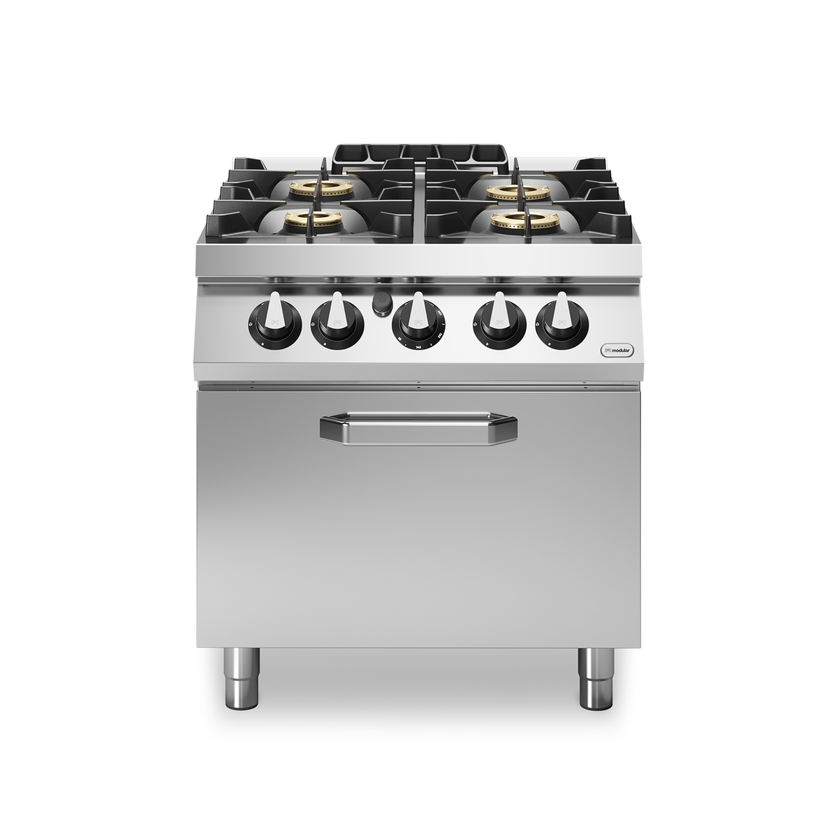 ROC 90/80 4-Flammen-Gasherd mit 36 kW Leistung und 8 kW Gasbackofen