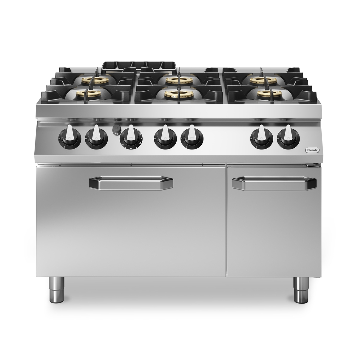 ROC 90/120 6-flammiger Gasherd 52 kW mit 8 kW Gasbackofen