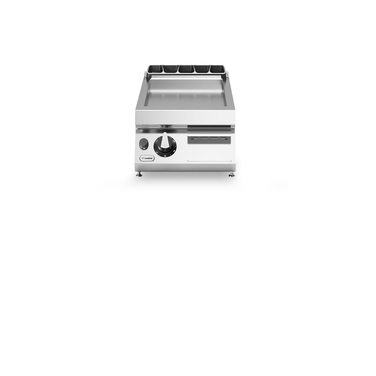 Frittierplatte Gas ROC 90/40 glatt verchromt 10,5 kW Platte