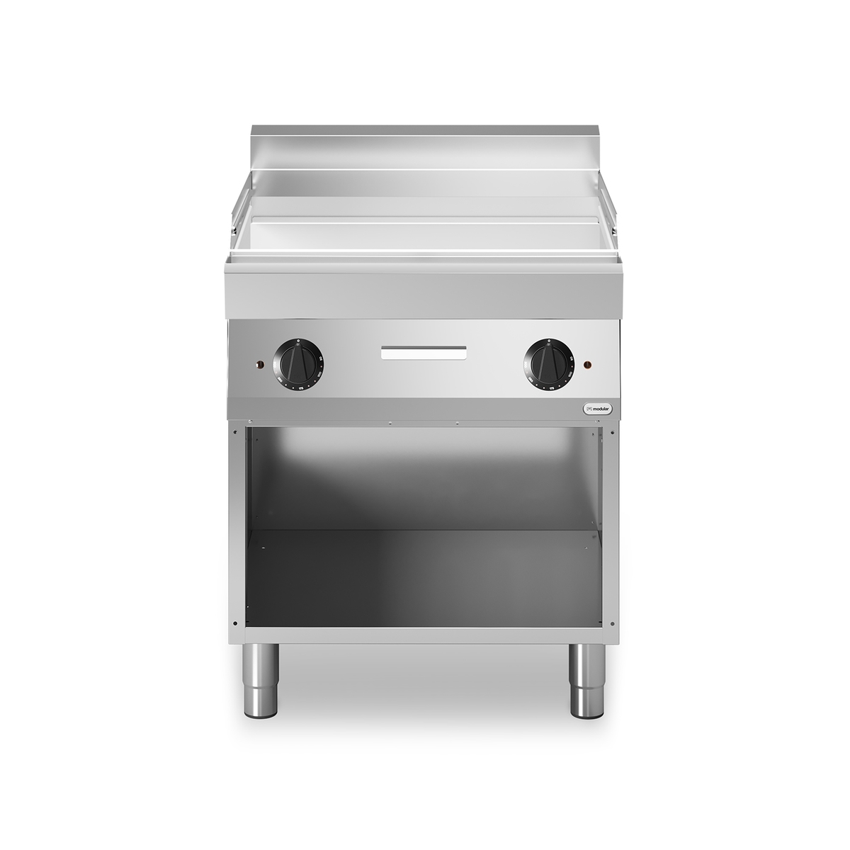 Fry top electric FUN 70/70 glatte Chromplatte 9kW offenes Fach