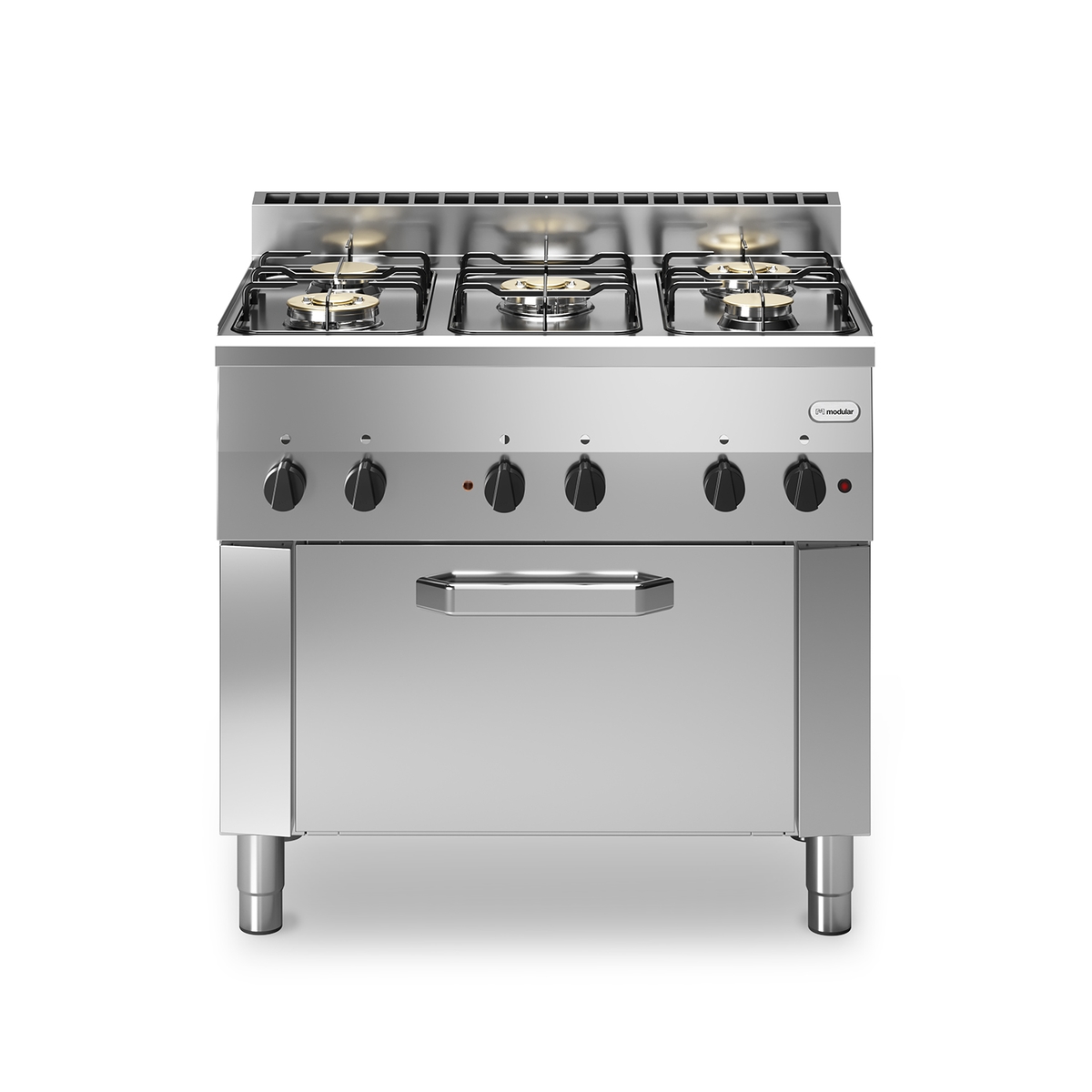 FUN 60/90 4-Flammen-Gasherd 17,4 kW mit 3 kW Elektrobackofen