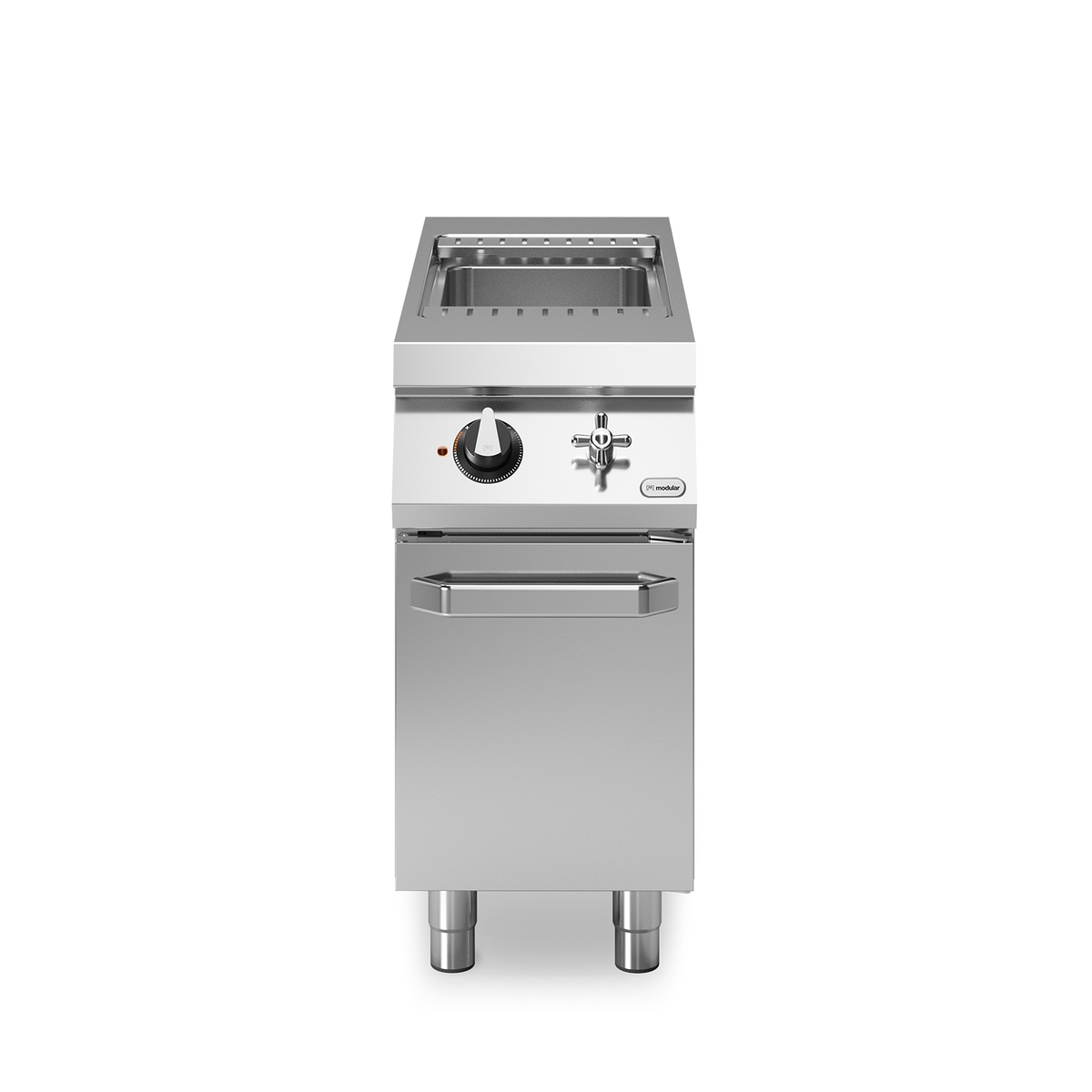 ROC 110/40 elektrischer Nudelkocher 1 Topf 40 l 9 kW Fach mit Türen