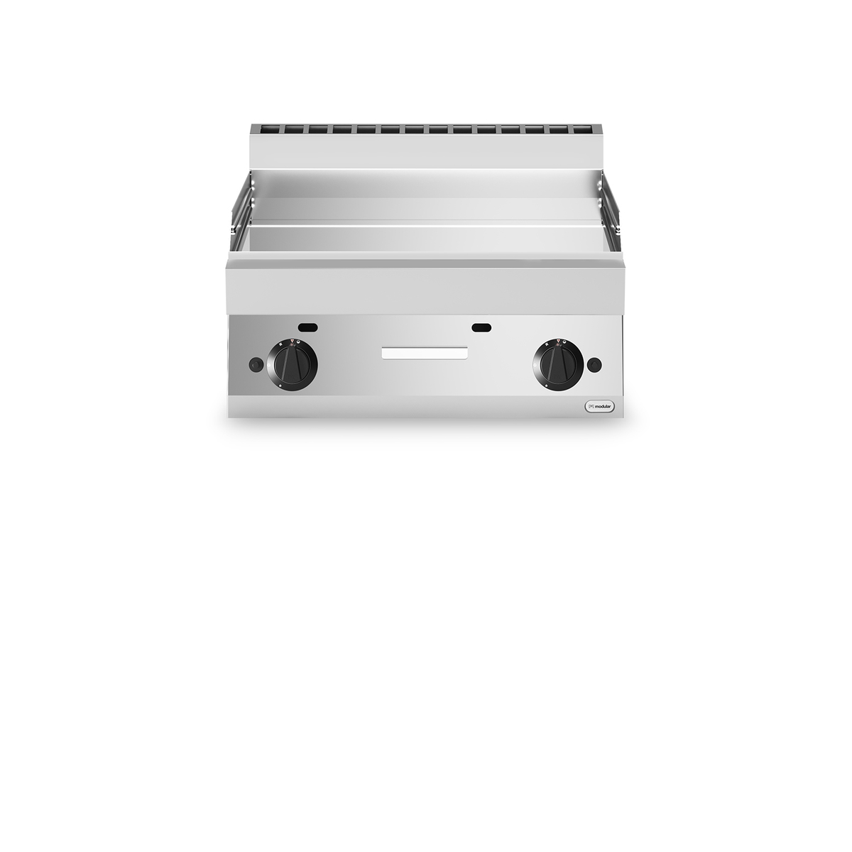 Frytop Gas FUN 65/70 glatt verchromt Platte 11,4 kW oben