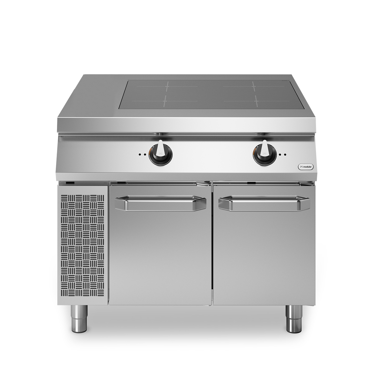 ROC 110/100 Induktionskochfeld 4 Zonen 20 kW Fach mit Türen