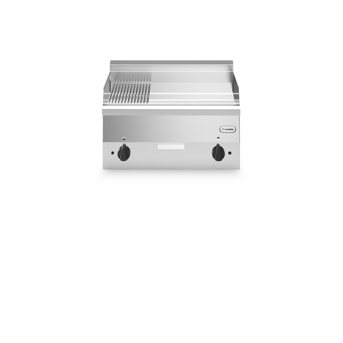 Fry top electric FUN 60/60 Chromplatte 1/3 gerillt 2/3 glatt 6kW top