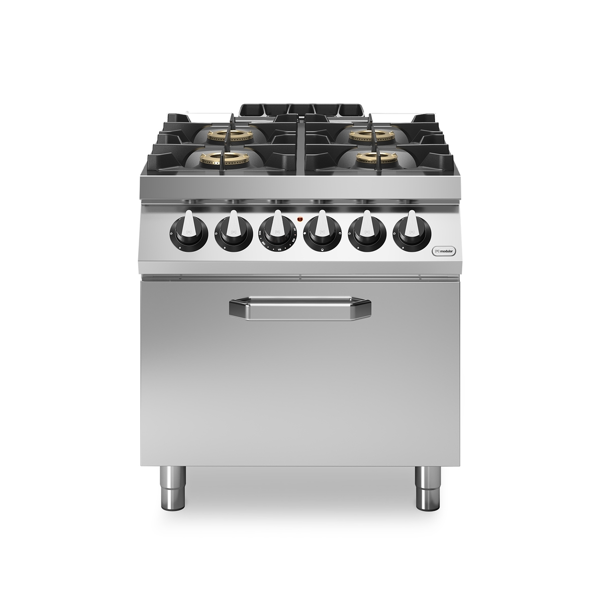 ROC 90/80 4-Flammen-Gasherd 36 kW mit 6 kW Elektrobackofen