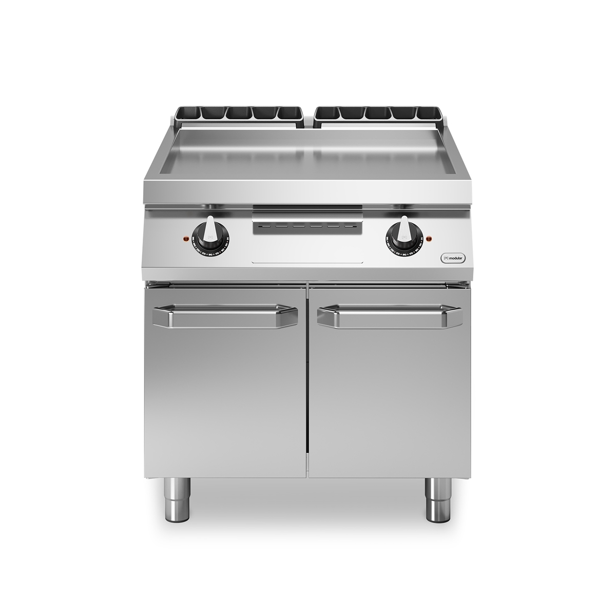 Elektrofritteuse ROC 70/80 glatte Platte 10,8 kW Fach mit Türen