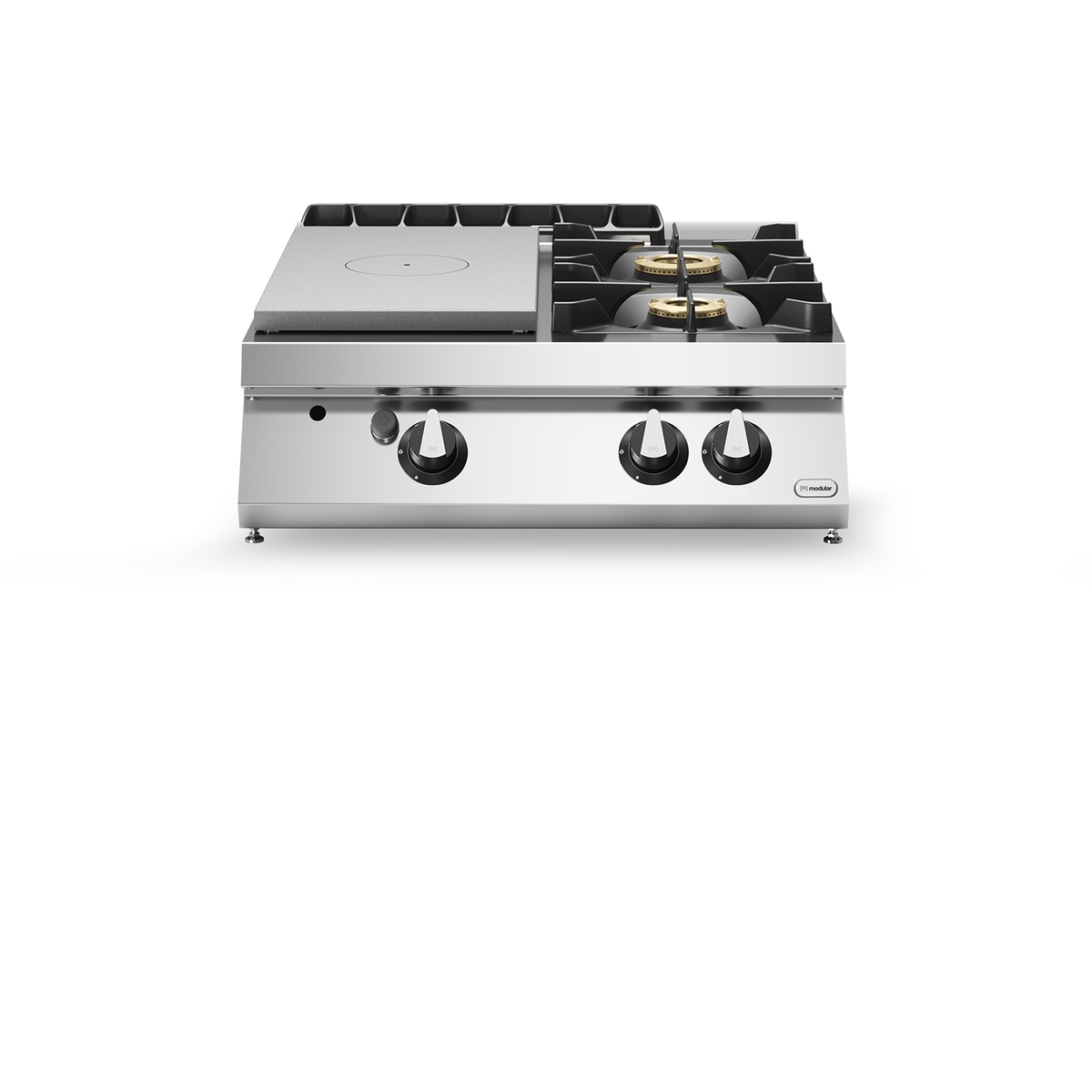 Vollgas-Kochfeld ROC 90/80 mit 2 Brennern und 23 kW Leistung