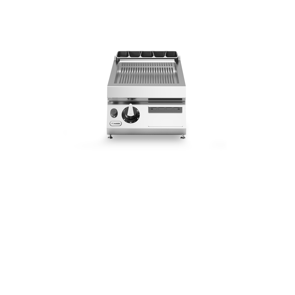 Fry top gas ROC 70/40 gerippt Chromplatte 7 kW top